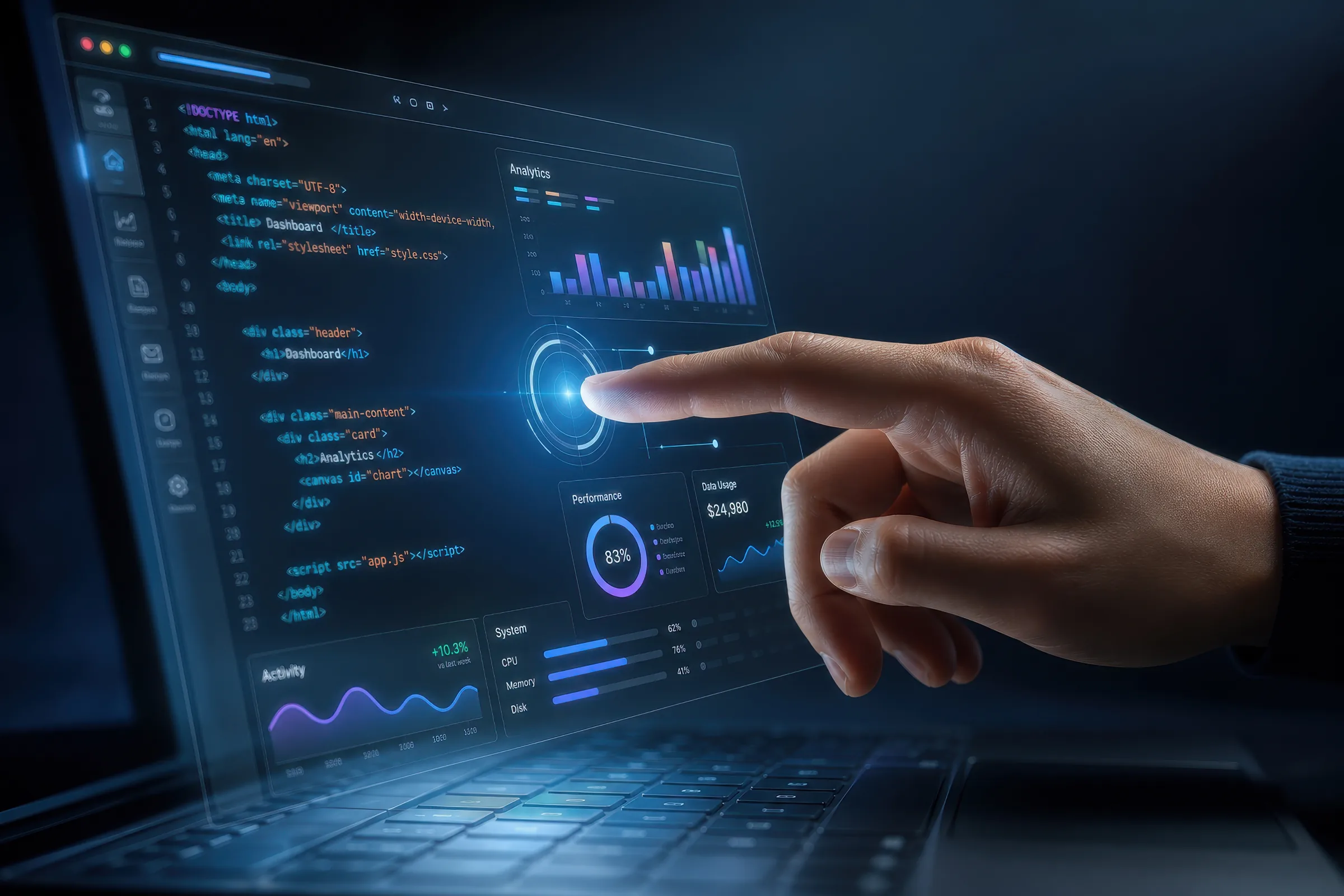 An investor working inside the Investor Hive platform
